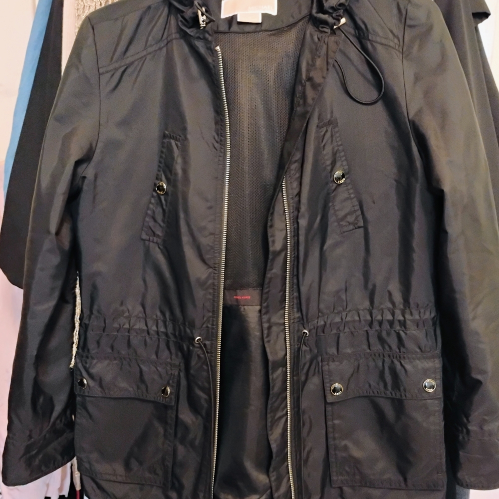 Women's Black Hooded Jacket